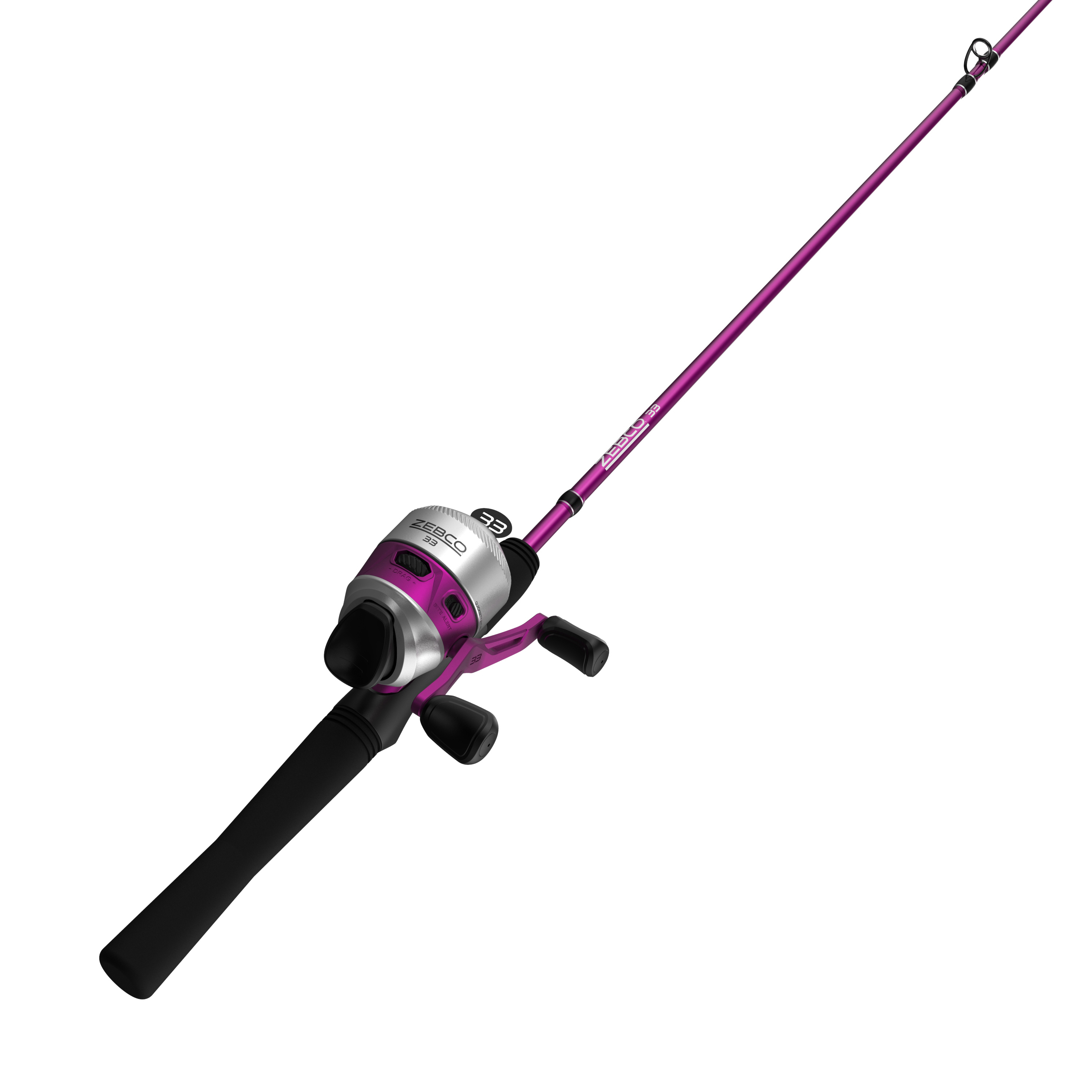 Zebco Spincast Combo Fishing Rod & Reel Combos 2.6: 1 Gear Ratio for sale
