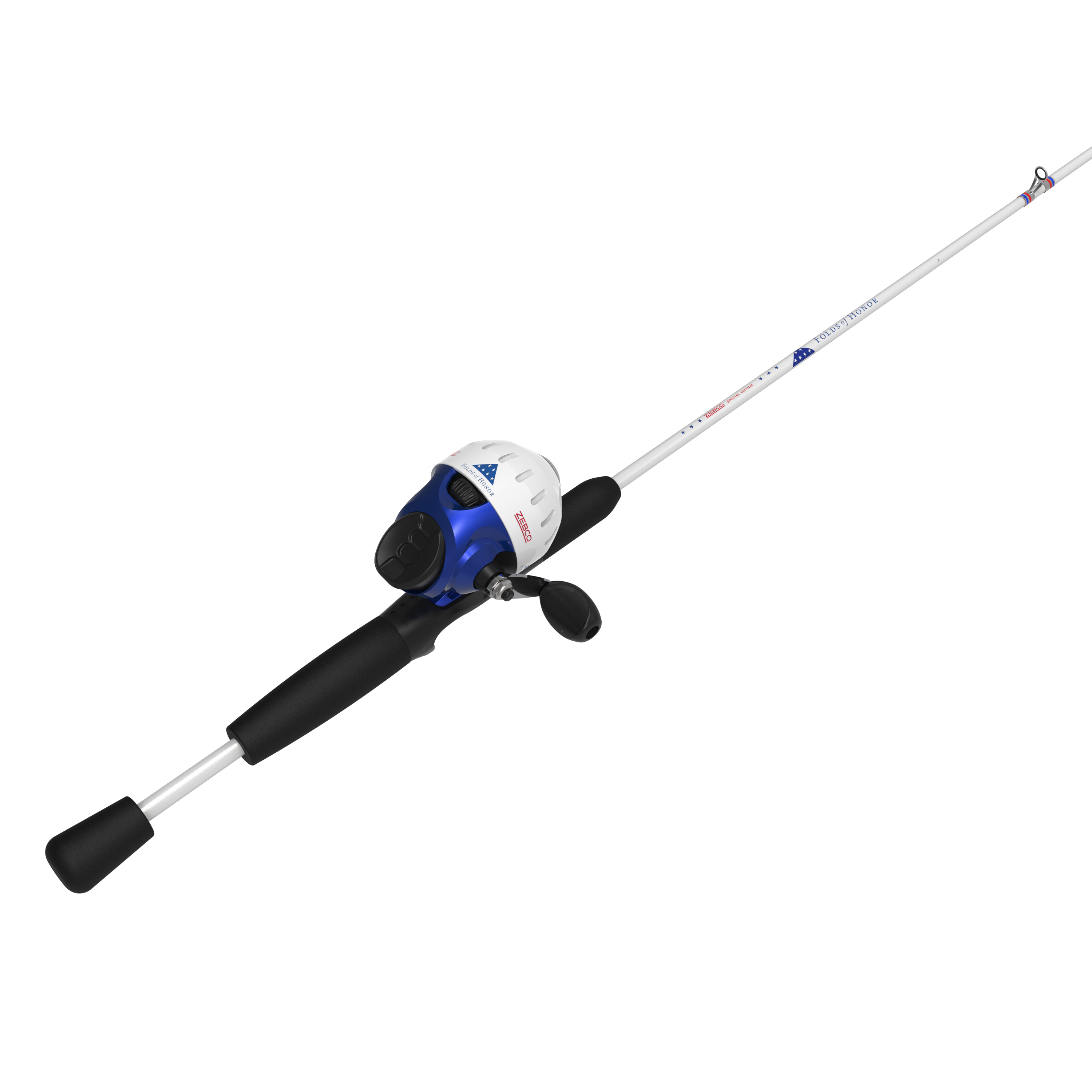 Zebco Folds Of Honor Spinning Combo Rod
