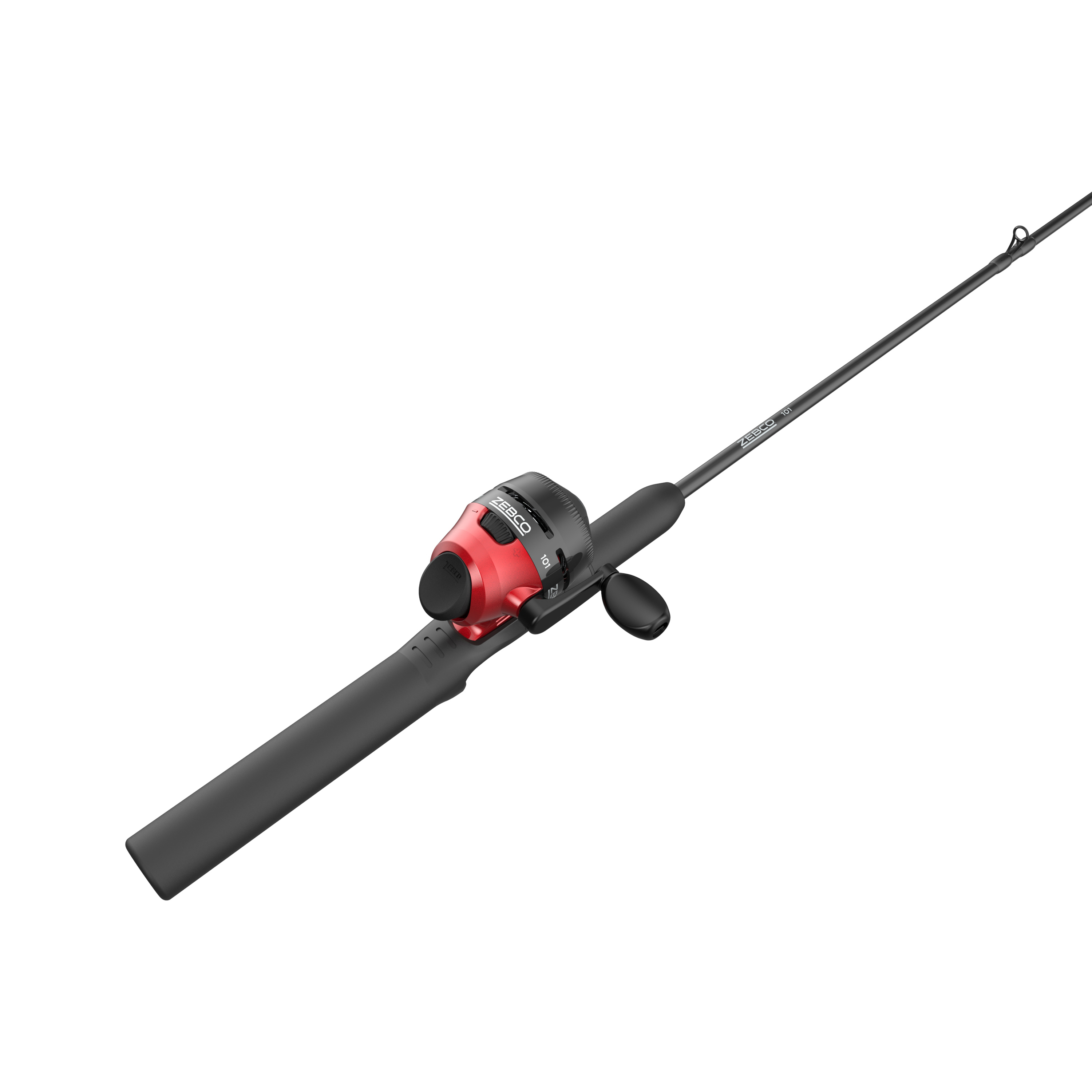Zebco Slingshot Spincast Reel/Rod Combo, 5-Foot 6-Inch Fishing Pole, Reel  Red