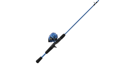 Zebco Slingshot Spincast Reel and Fishing Rod Combo, 5-Foot 6-Inch 2-Piece Fishing  Pole, Size 30 Reel, Right-Hand Retrieve, Pre-Spooled with 10-Pound Zebco  Line, Blue : : Sports & Outdoors