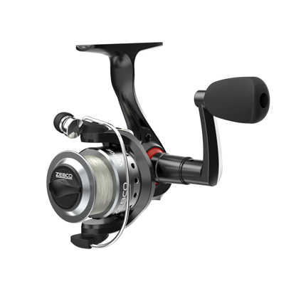 Zebco Open Face Fishing Reel ZSE20 With Braided Line Installed 
