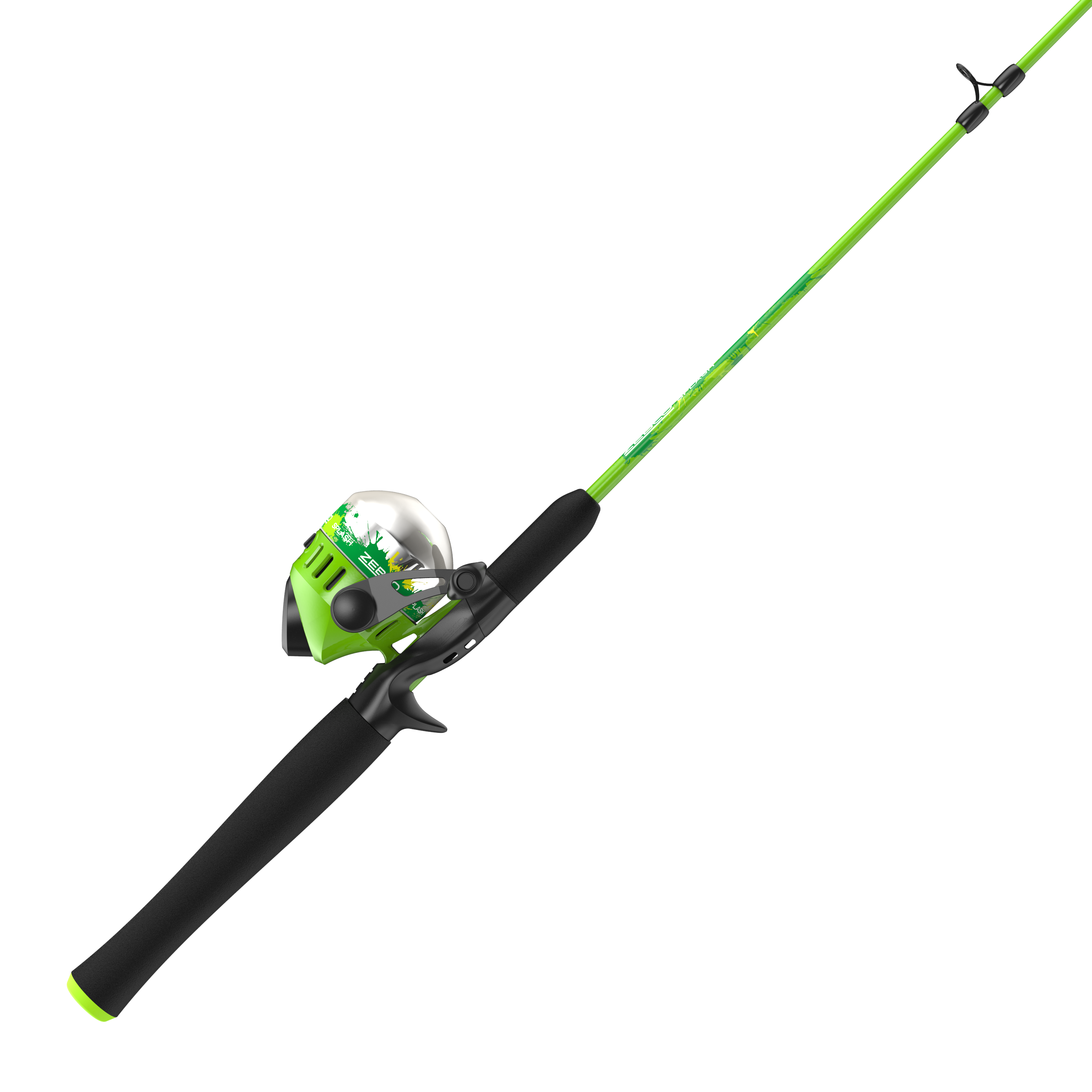 Zebco Splash Spinning Reel and Fishing Rod Combo, Green 