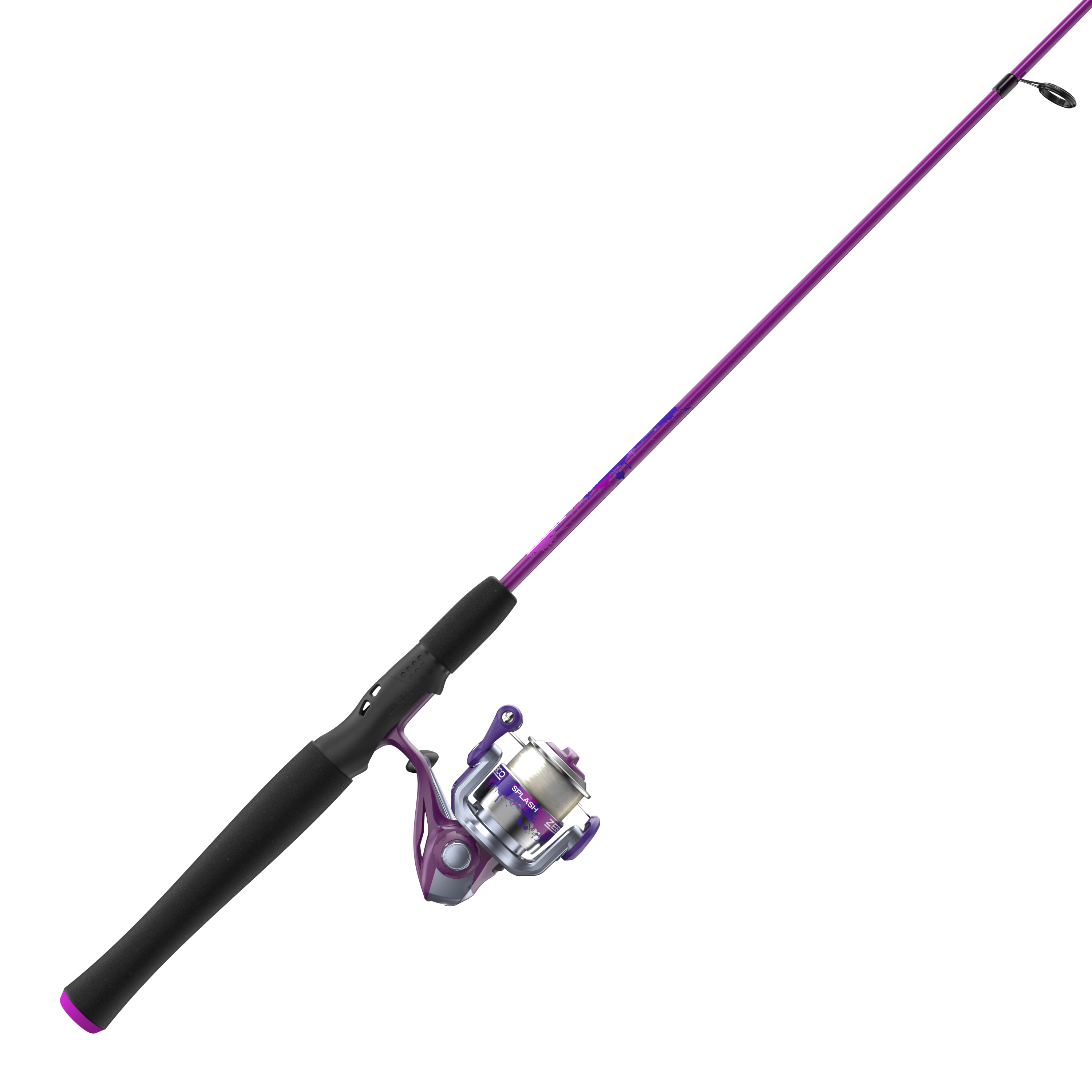 Zebco Slingshot Spincast Reel and Fishing Rod Combo, 5-Foot 6-Inch 2-Piece  Fishing Pole, Right-Hand Retrieve, Pre-Spooled & Flambeau Outdoors 6009TD