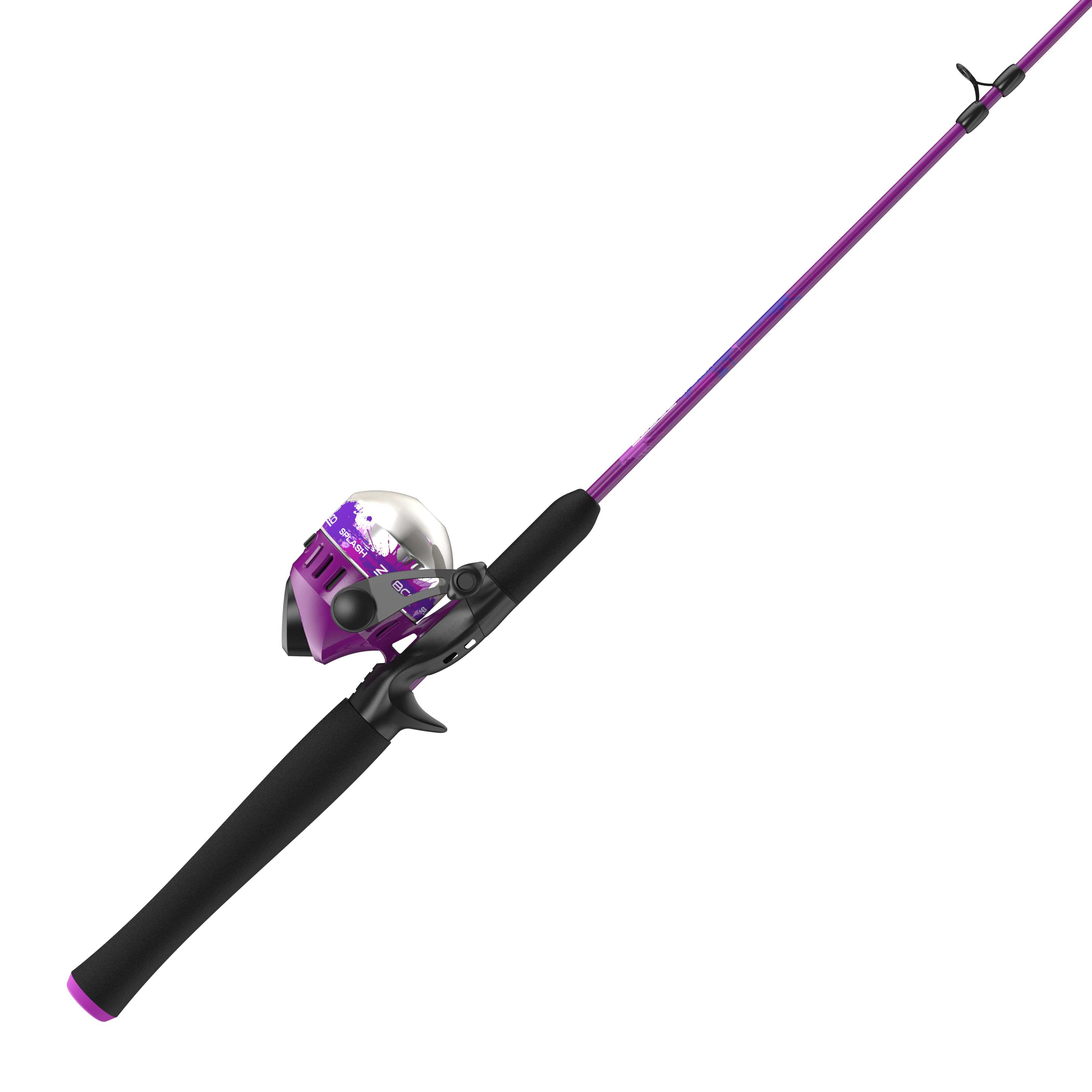 Zebco Splash Kids Spincast Reel and Fishing Rod Combo, 29 Durable Floating  Fiberglass Rod with Tangle-Free Design, Oversized Reel Handle Knob,  Pre-Spooled with 6-Pound Zebco Fishing Line