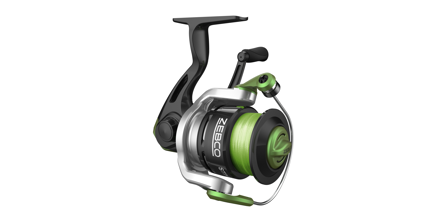 Zebco Lightweight ROAM Spinning Spinning Reel with Front Drag 5 Bearings -  Black