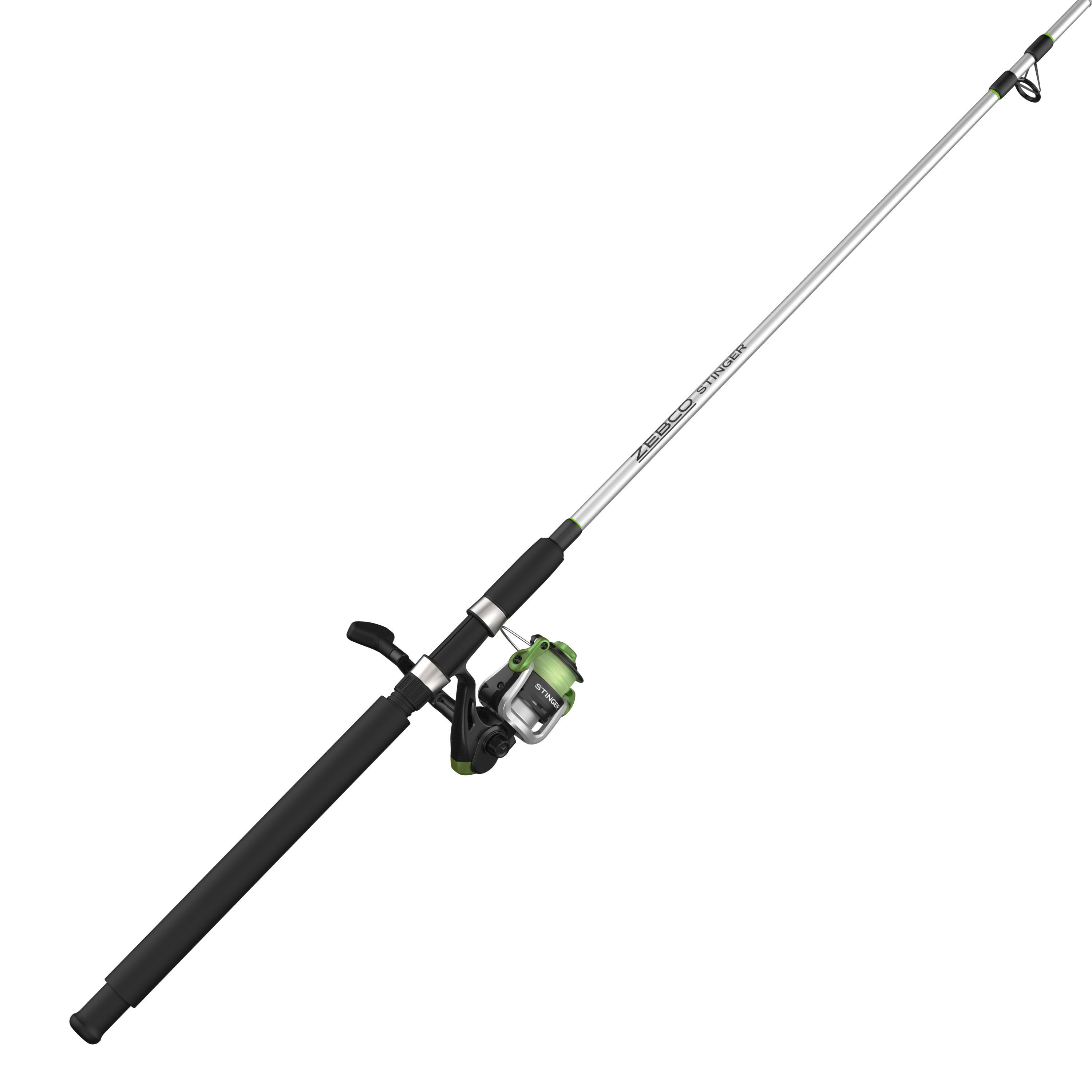 Zebco Sportfisher SP6070 Charcoal Series 7' 2-Piece Spinning Fishing Rod