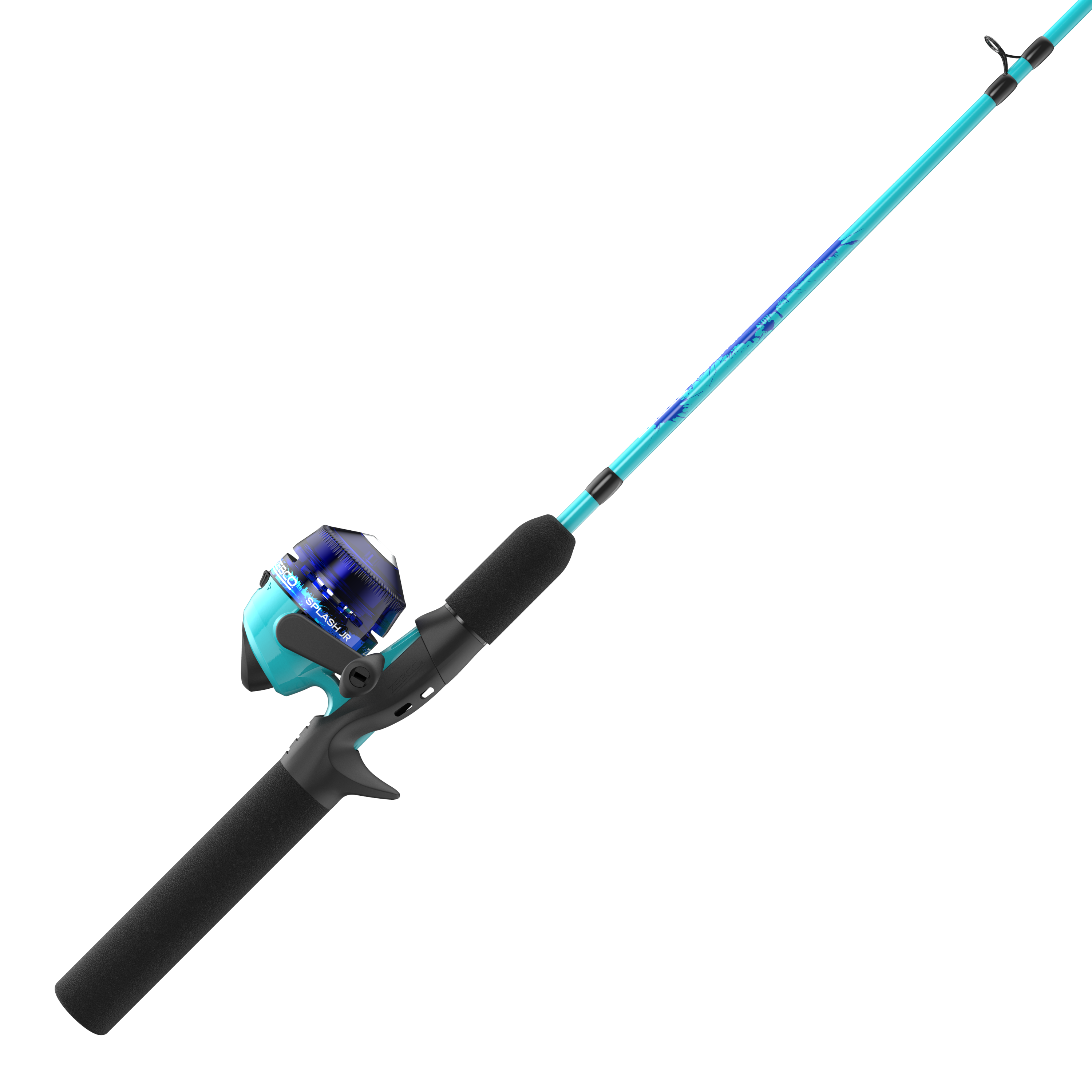  Zebco Kids Splash Floating Spincast Reel And Fishing Rod  Combo, 29-Inch 1-Piece Fishing Pole, Size 20 Reel, Right-Hand Retrieve,  Pre-Spooled