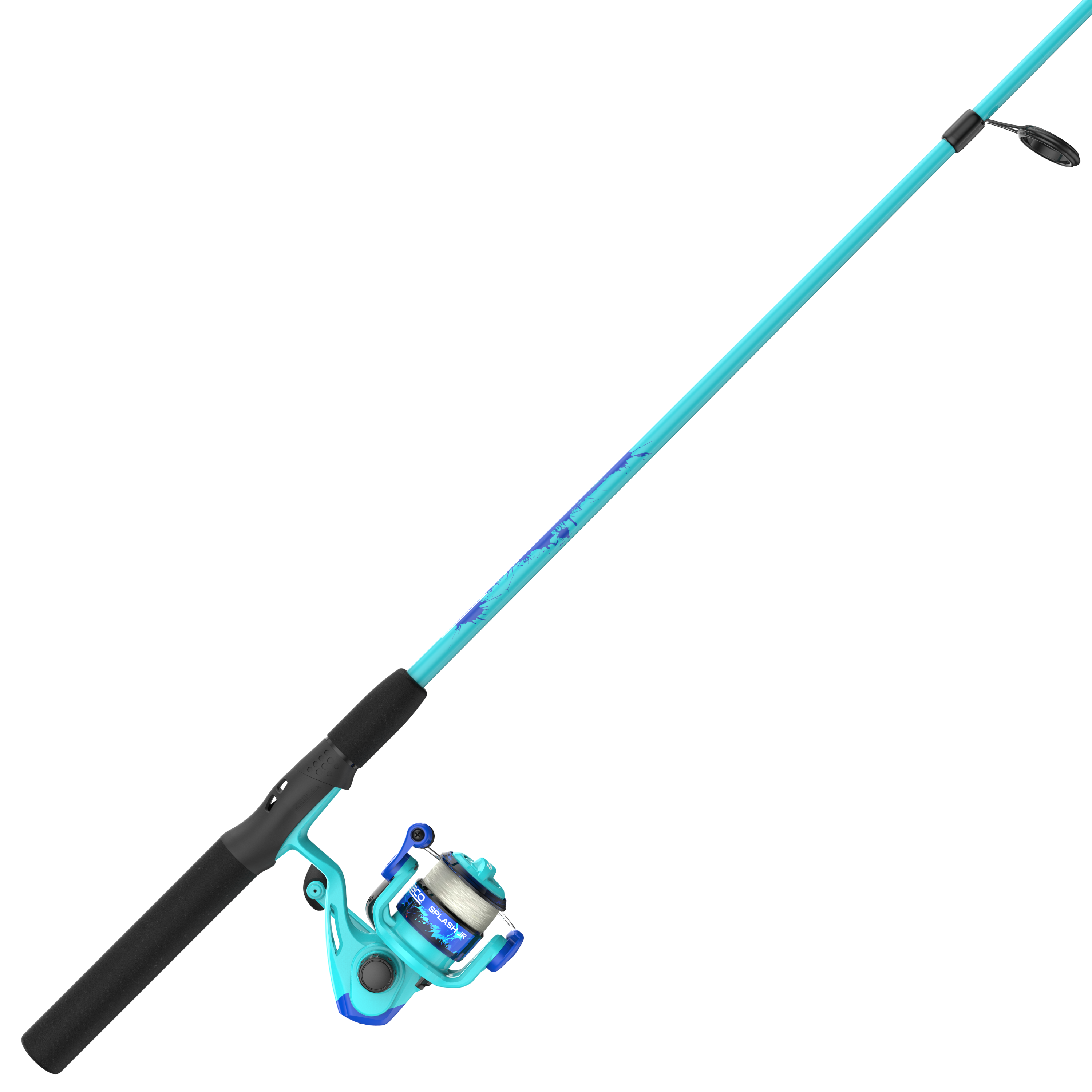 Zebco 33 Rhino Tough Spincast Reel and 2-Piece Fishing Rod Combo, Durable  E-Glass Rod with ComfortGrip Handle, QuickSet Anti-Reverse Fishing Reel  with